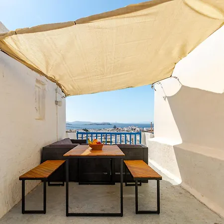 Elenitas Town House With Veranda And Sea View * Mykonos Town