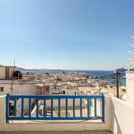 Elenitas Town House With Veranda And Sea View Apartment Mykonos Town